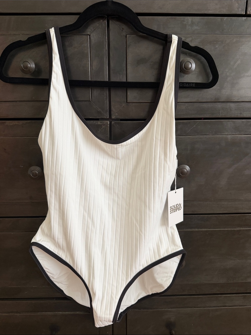 🖤🤍 SOLID & STRIPED 🤍🖤 One piece swimsuit BRAND NEW!